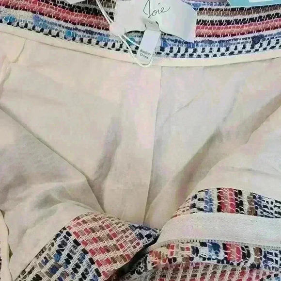 Joie Merci Textured Multi Color Shorts Size 12 - Picture 2 of 13
